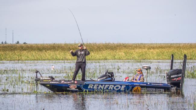 This keeper will be a solid start for FLW Tour rookie Josh Weaver. 